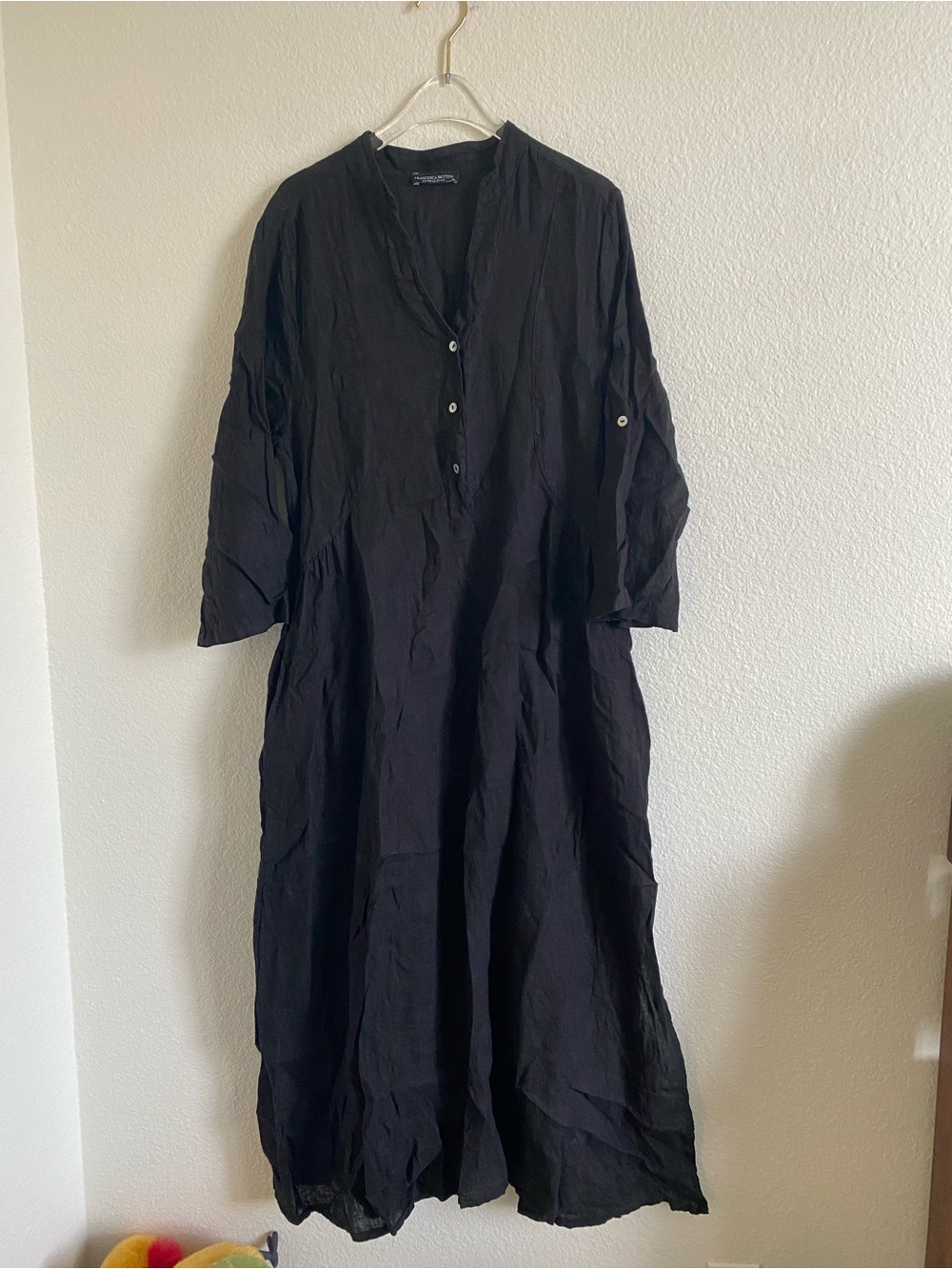 Francesca Bettini Italian Linen Maxi Dress